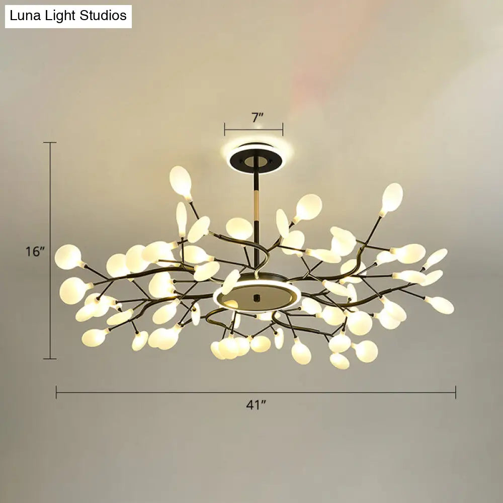 Modern LED Firefly Chandelier for Stylish Living Rooms