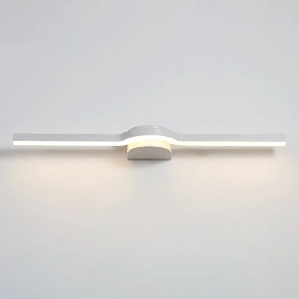 DecorBites™ DecorBites™ Modern LED Vanity Lighting Fixture - Simplicity Linear Acrylic Bathroom Wall Sconce