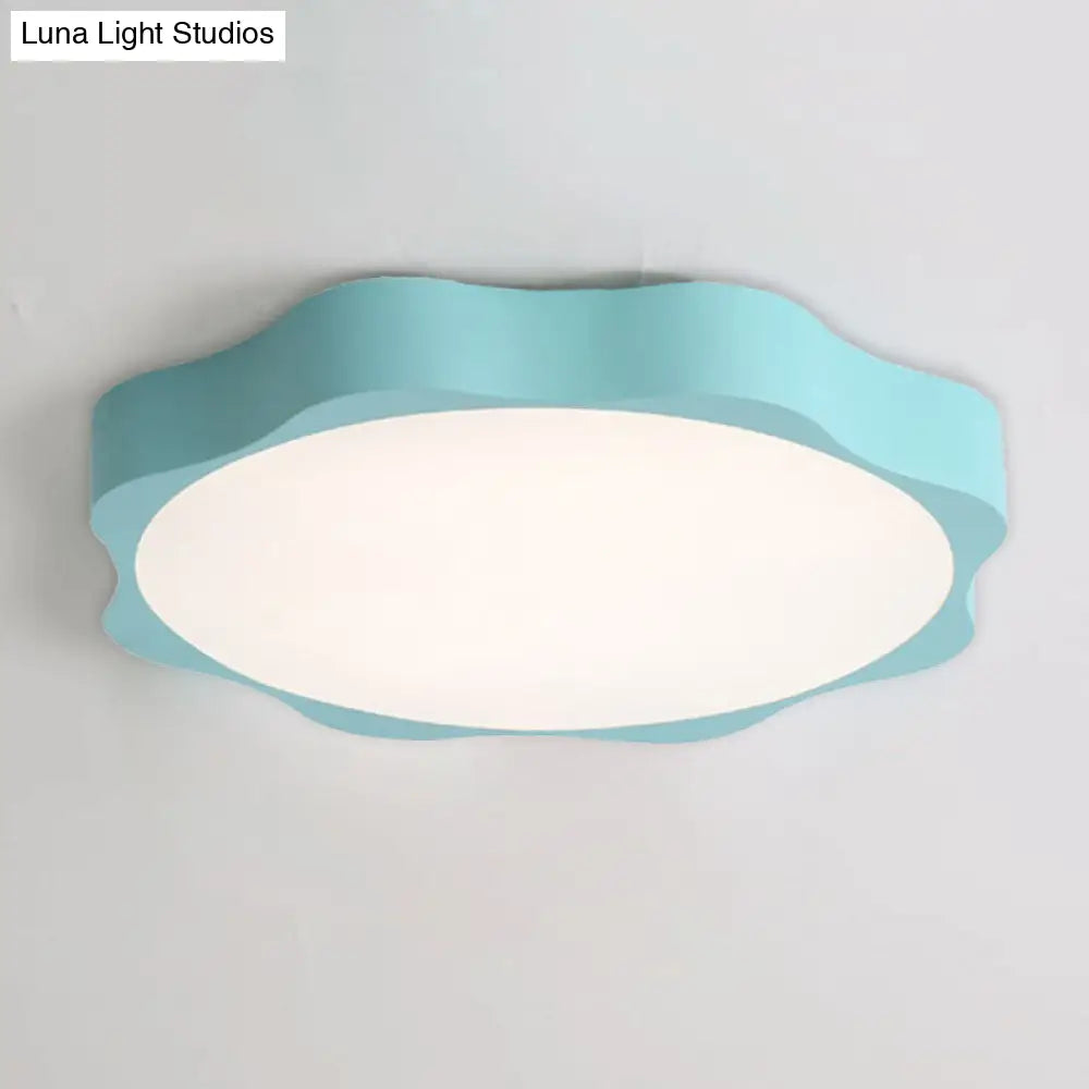 DecorBites™ DecorBites™ Modern Nordic Flush Mount Flower Baby Ceiling Light in Acrylic