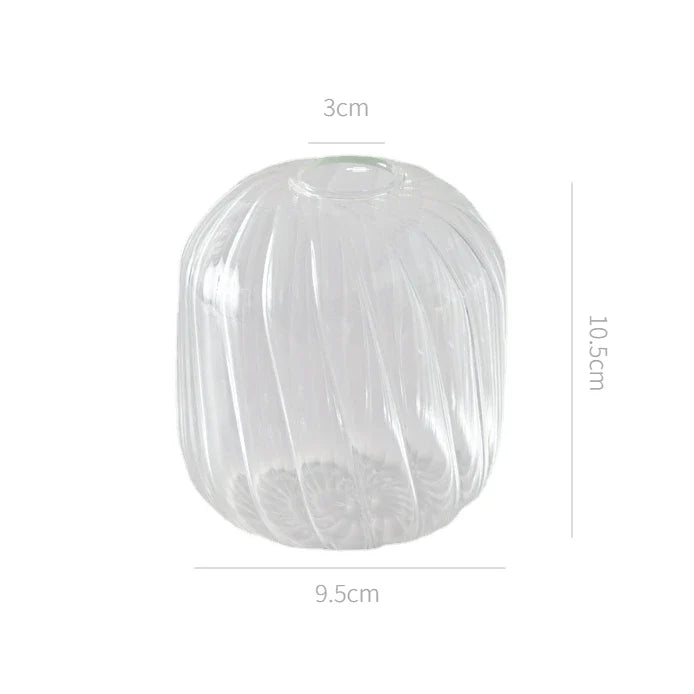 Modern Nordic Glass Vases Set for Home and Wedding - K - Vase