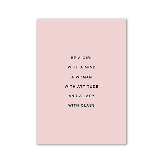 Modern Pink Aesthetic Wall Art Prints - Posters