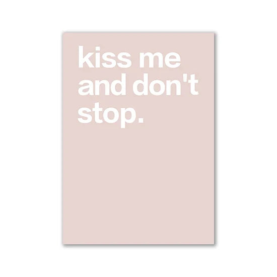 Modern Pink Wall Art for Minimalist Bedroom - Posters