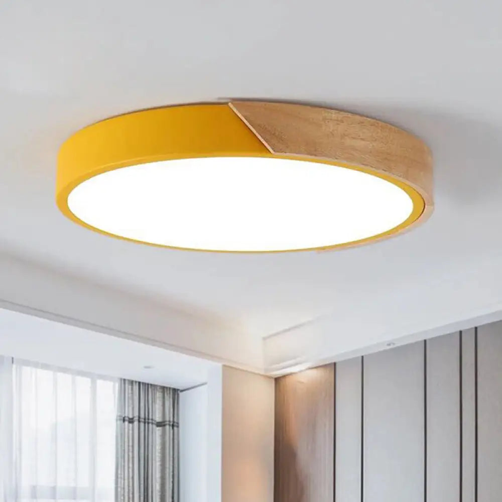 DecorBites™ DecorBites™ Modern Round Flush Mount Ceiling Light Fixtures for Bedrooms