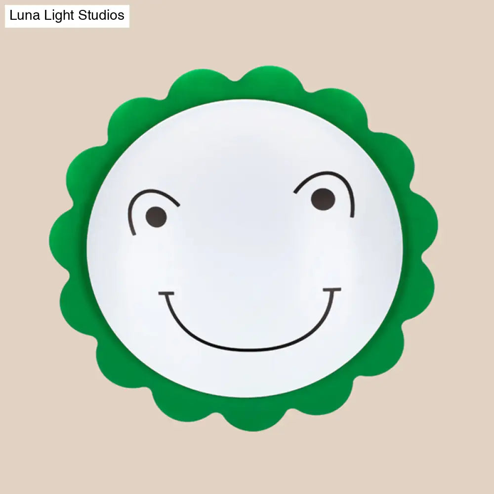 DecorBites™ DecorBites™ Modern Sun Ceiling Mount Light - Acrylic Flush Light for Kindergarten and Baby Bedrooms