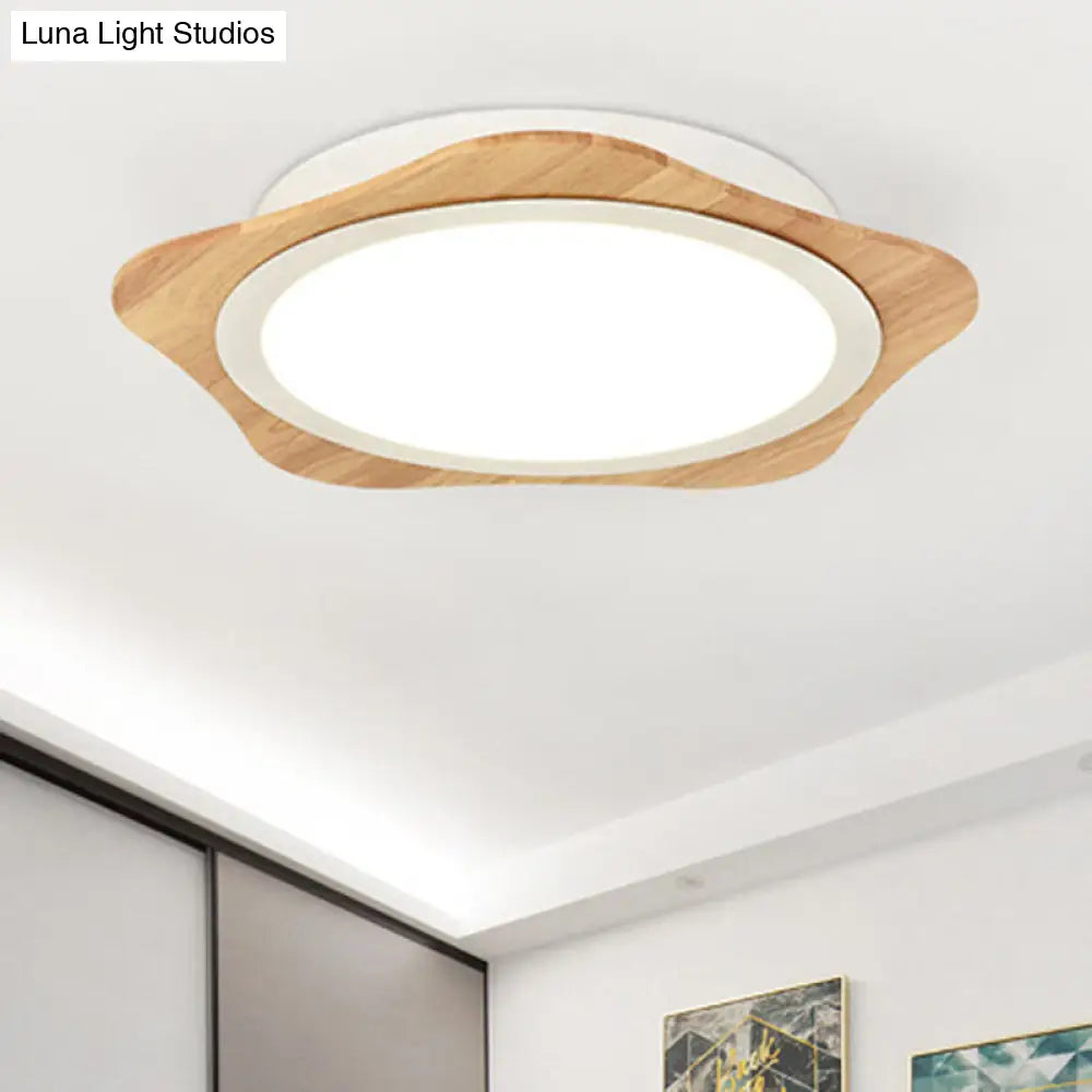 DecorBites™ DecorBites™ Modern White Floral Ceiling Mount Light - Bathroom Corridor Flush Light