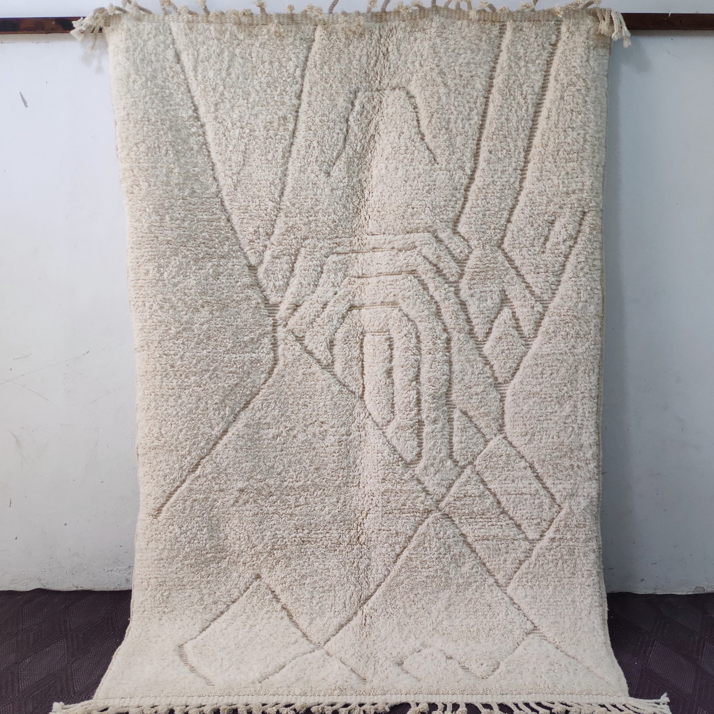 Moroccan Handmade Beni Ouarain Carpet 2.5m x 1.5m - Moroccan Rugs