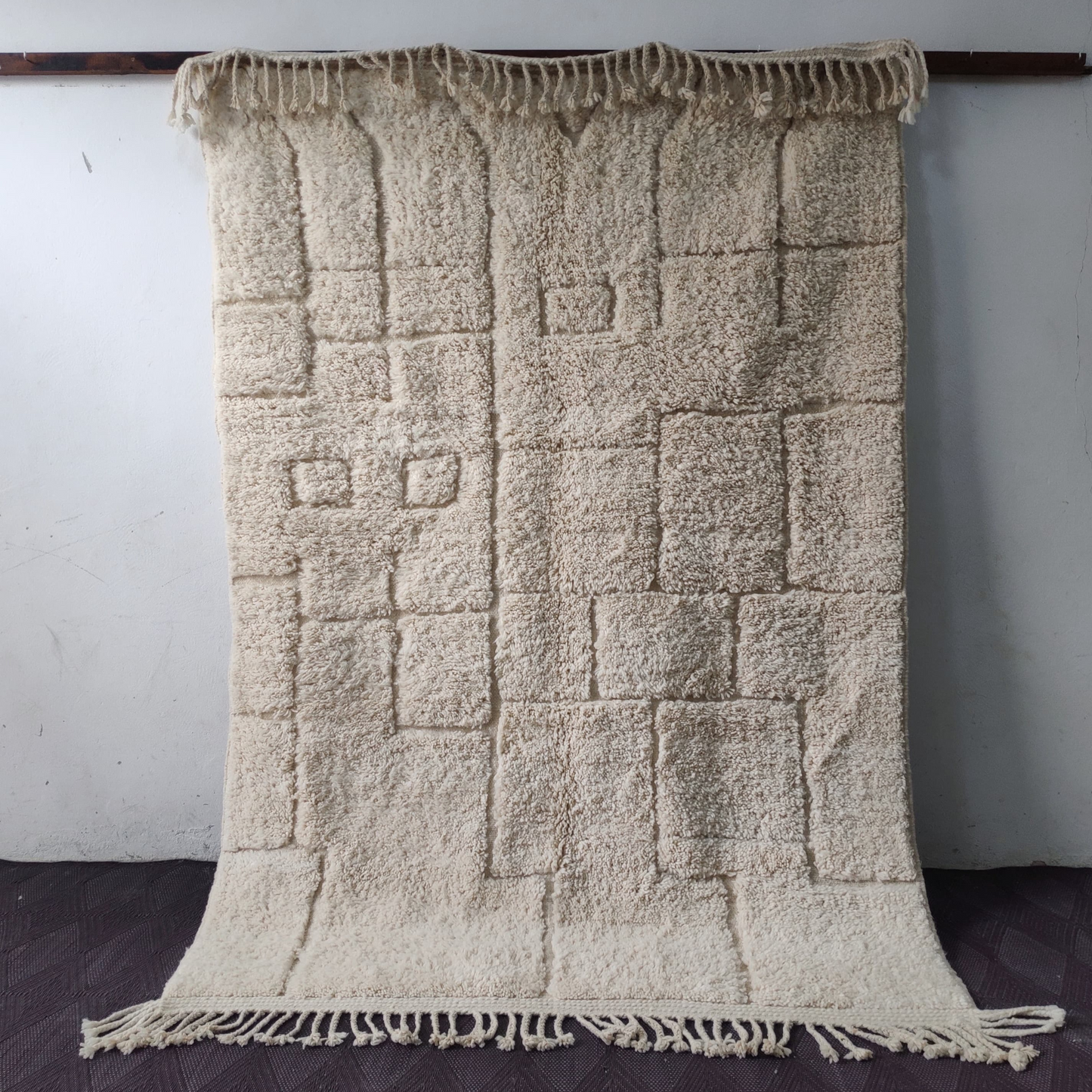 Moroccan Handmade Beni Ouarain Carpet 2.5m x 1.5m - Moroccan Rugs