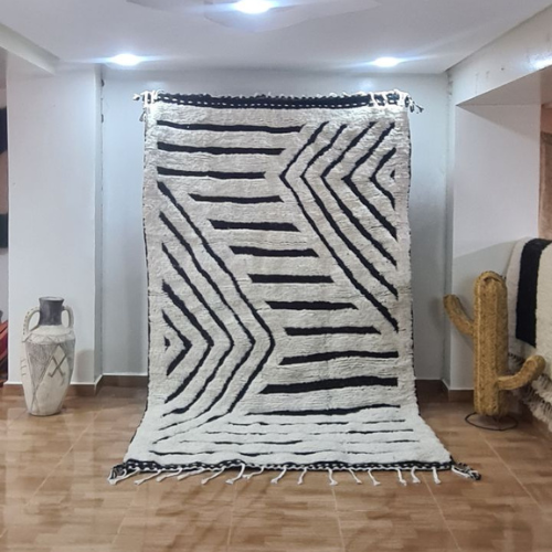 Moroccan Handmade Beni Ouarain rug 2.5m x 1.5m - Moroccan Rugs
