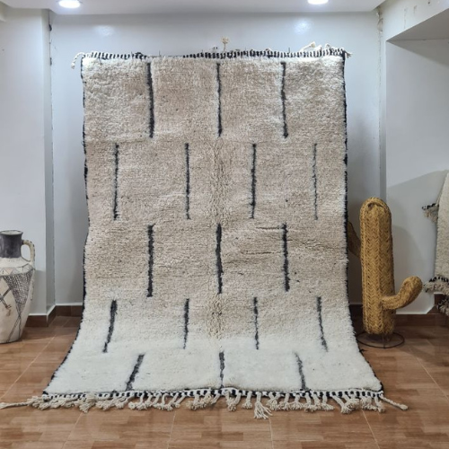 Moroccan Handmade Beni Ouarain Rug 2.5m x 1.5m - Moroccan Rugs