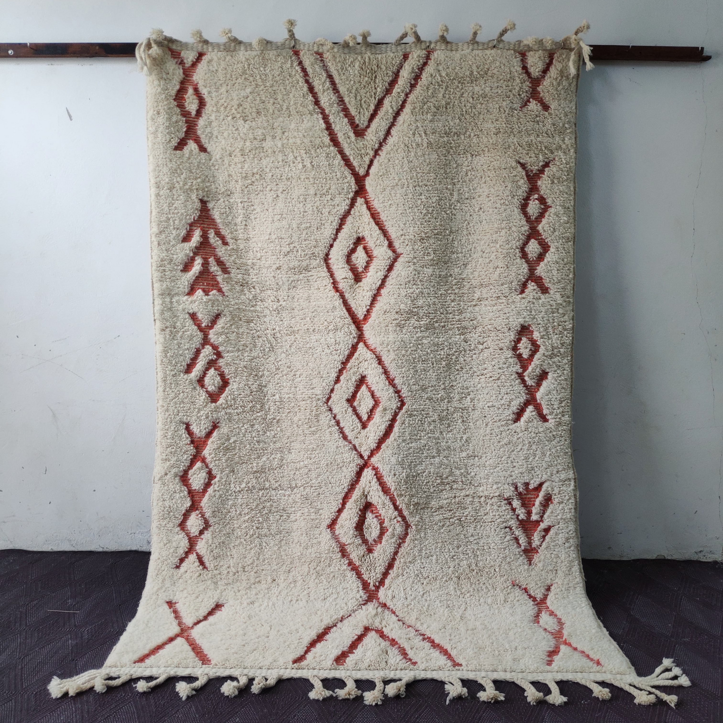 Moroccan Handmade Beni Ouarain Rug 2.5m x 1.5m - Moroccan Rugs