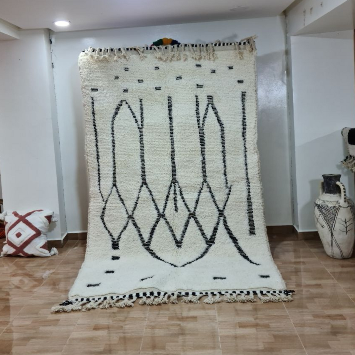 Moroccan Handmade Beni Ouarain Rug 2.5m x 1.5m - Moroccan Rugs