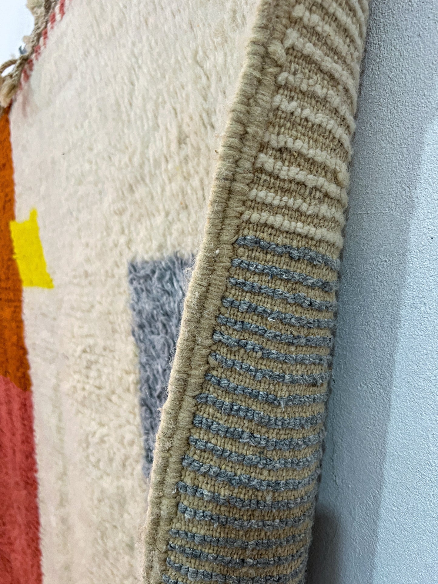 Moroccan Handmade Beni Ouarain rug 2.5m x 1.5m - Moroccan Rugs