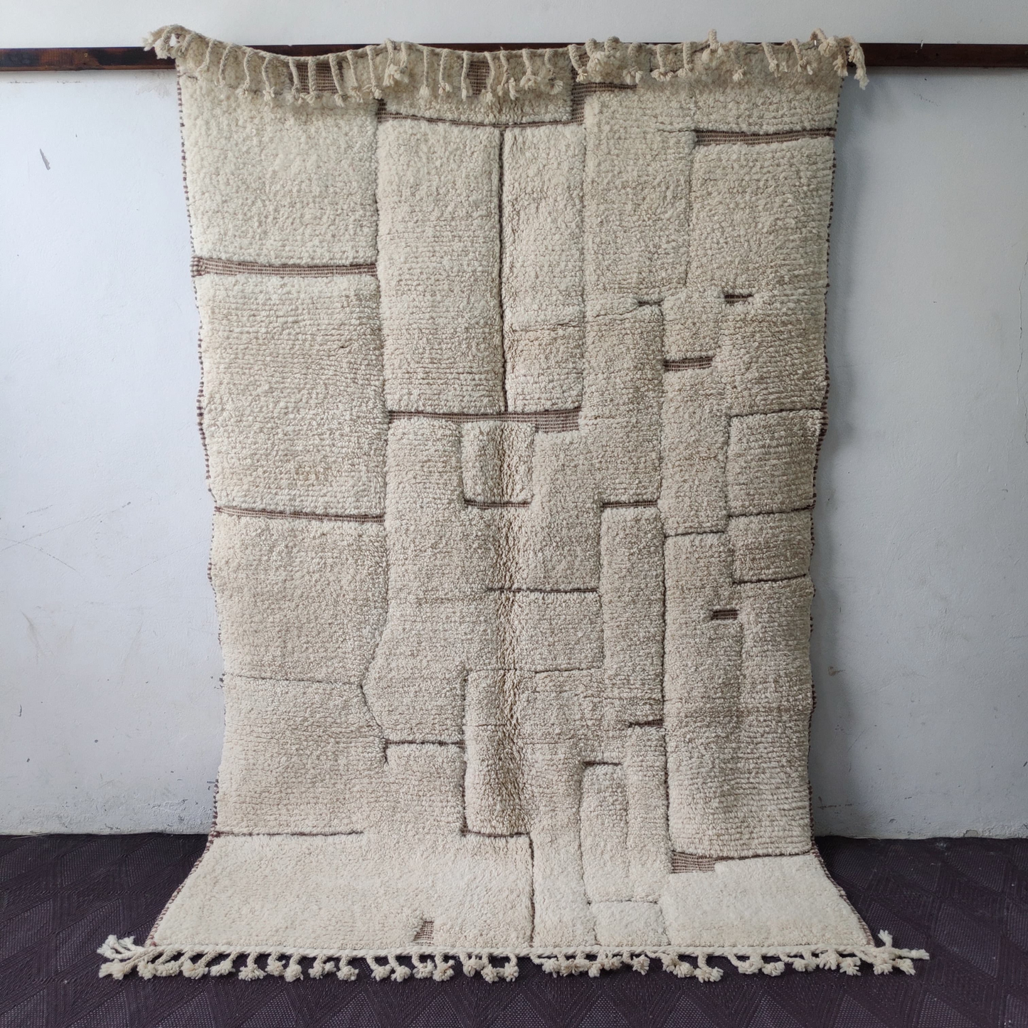 Moroccan Handmade Beni Ouarain Rug 2.5m x 1.5m - Moroccan Rugs