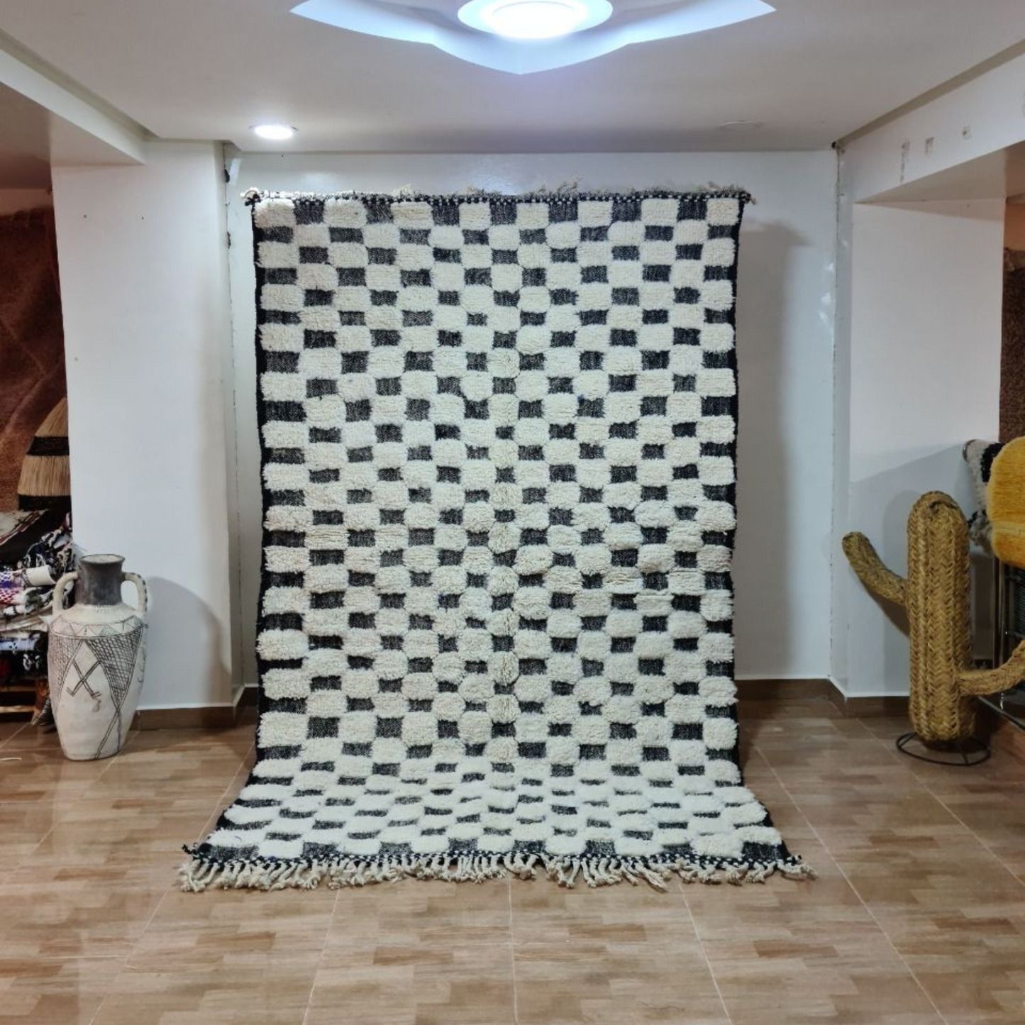 Moroccan Handmade Blessed Beni Ourain rug 2.5m / 1.5m - Moroccan Rugs