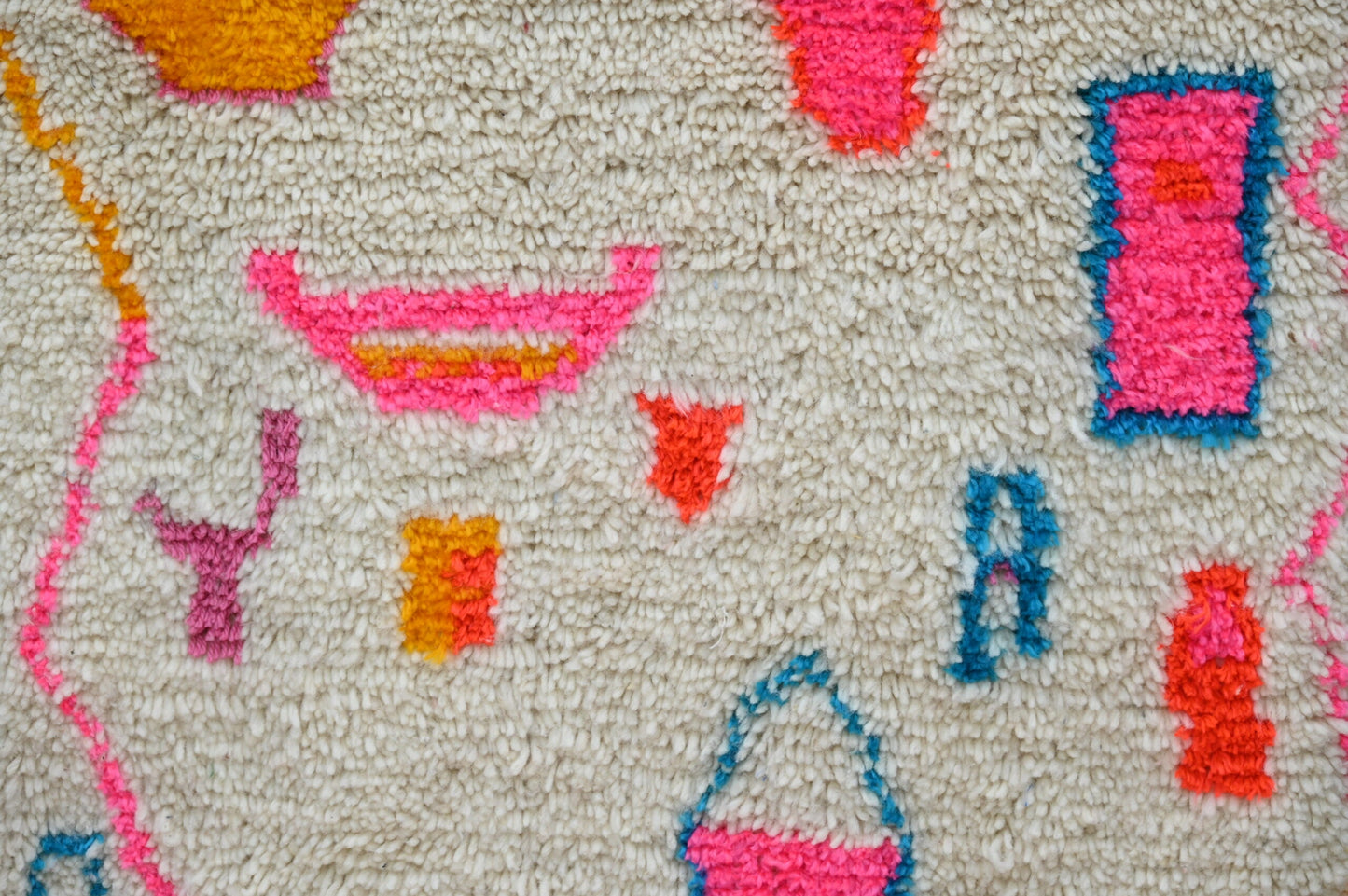 Moroccan Handmade Traditional Azilal Hallway Rug 312 X 84 Cm - Moroccan Rugs