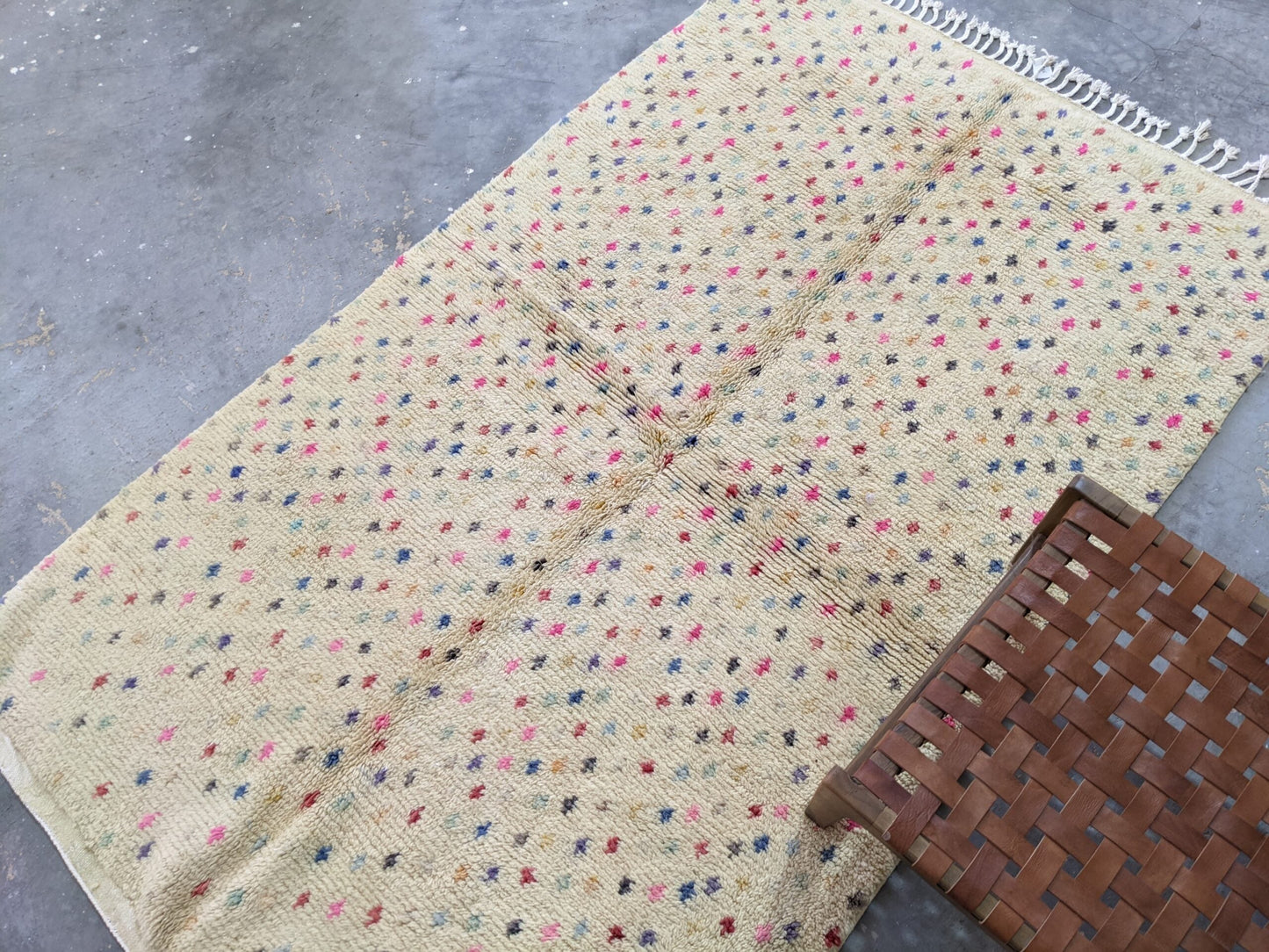 Moroccan Handmade Traditional Azilal Rug 244 X 148 Cm - Moroccan Rugs