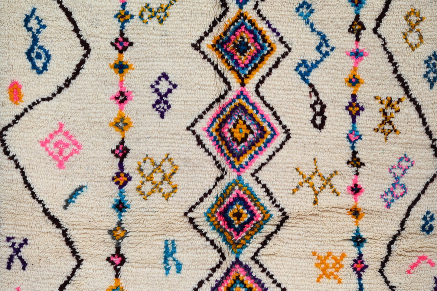 Moroccan Handmade Traditional Azilal Rug 260 X 155 Cm - Moroccan Rugs