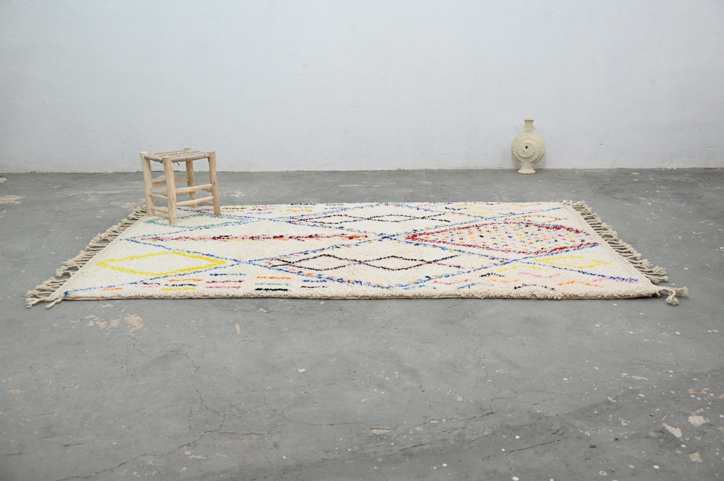Moroccan Handmade Traditional Azilal Rug 271 X 166 Cm - Moroccan Rugs