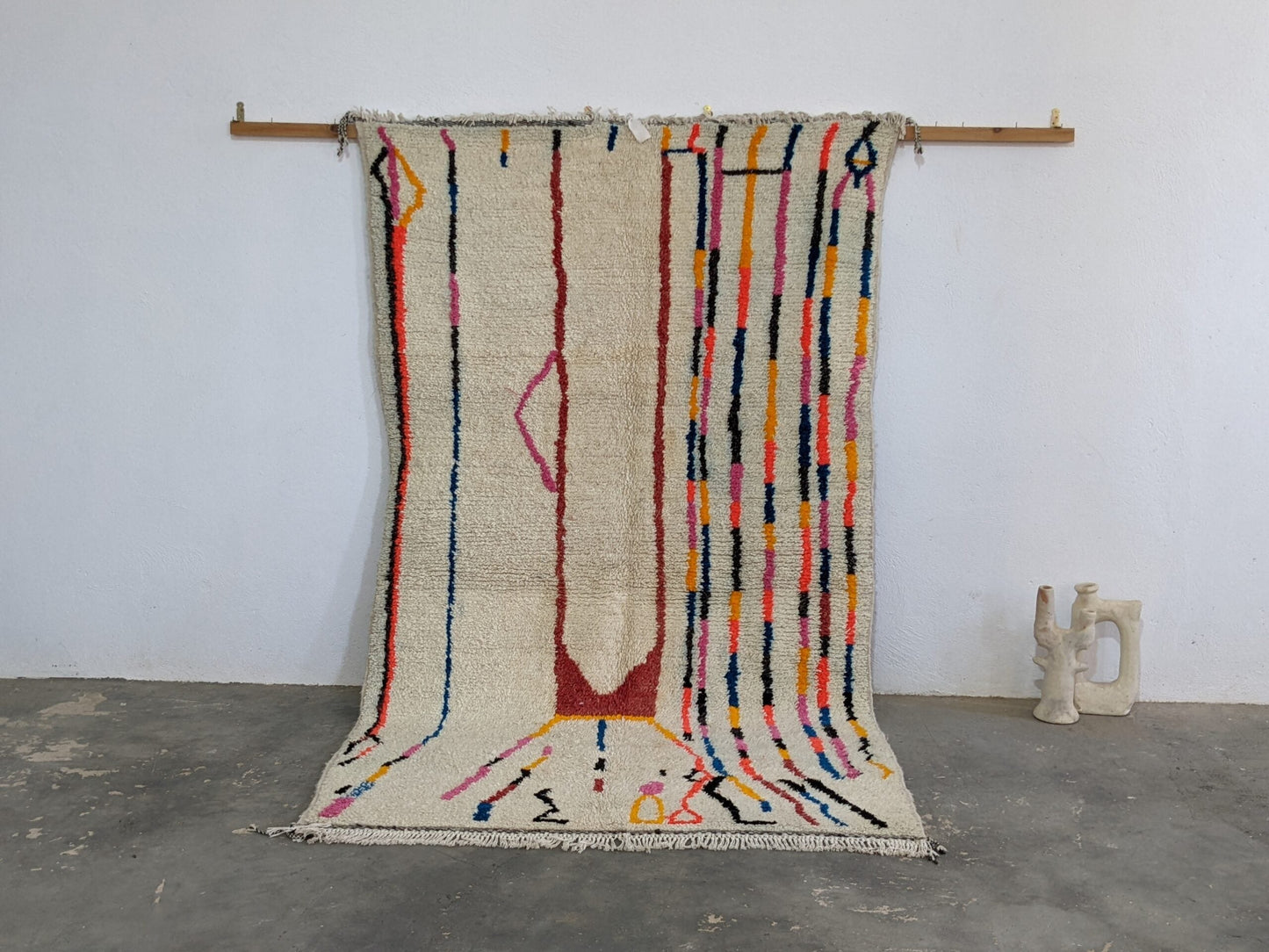Moroccan Handmade Traditional Azilal Rug 276×164 Cm - Moroccan Rugs