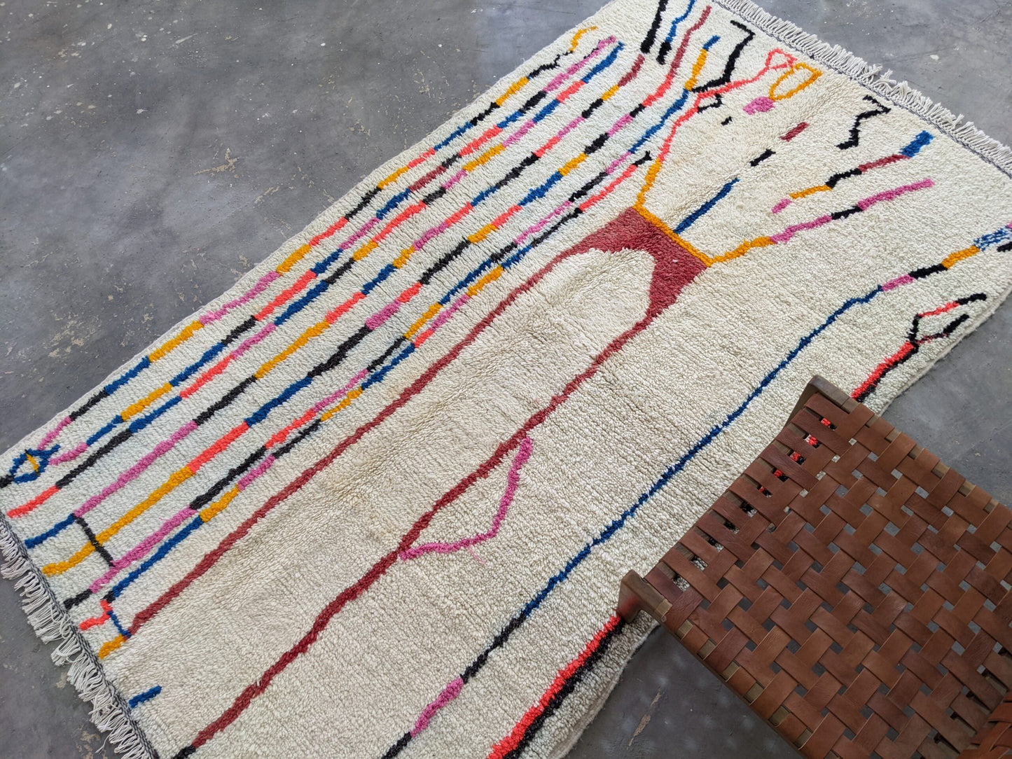 Moroccan Handmade Traditional Azilal Rug 276×164 Cm - Moroccan Rugs