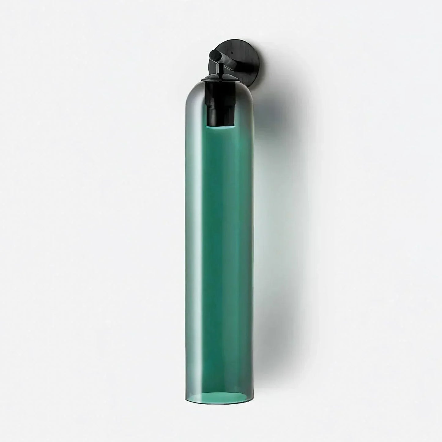 Moroccan Title: Sleek Glass Wall Sconce - Green / Gold