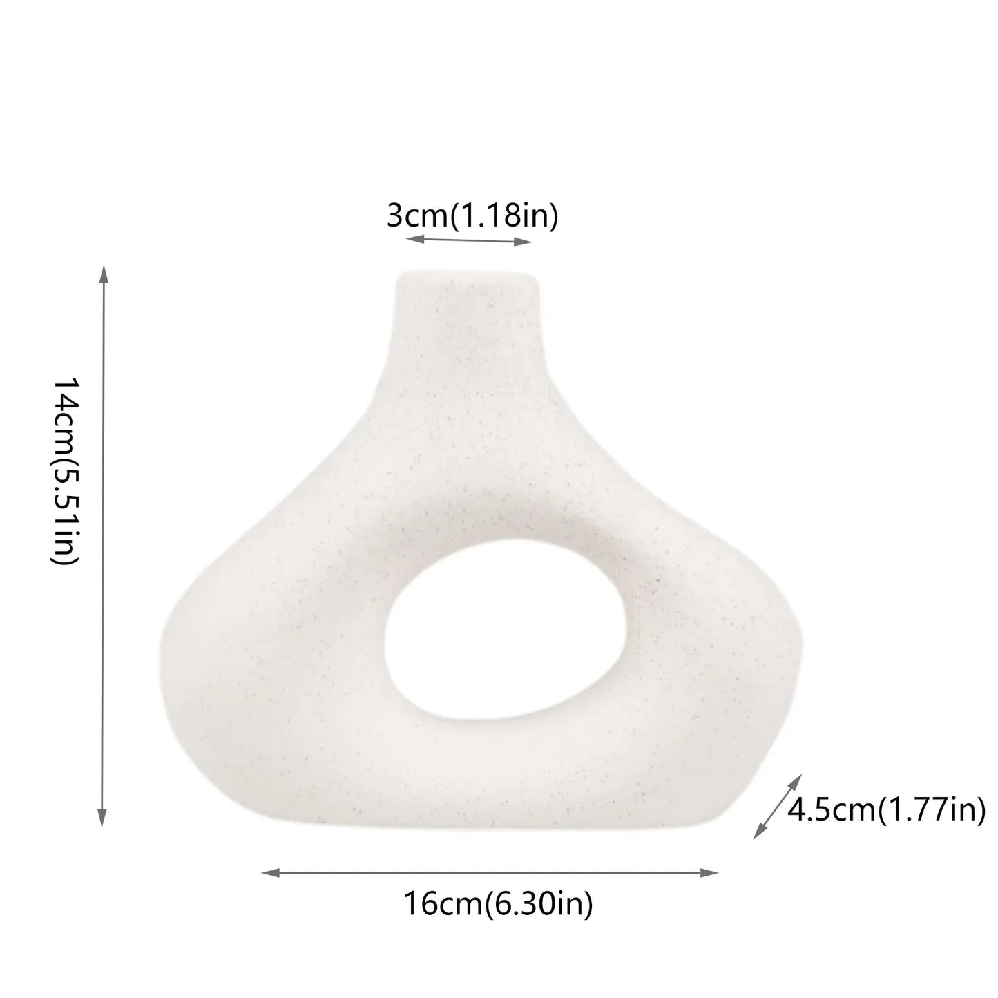 Nordic Ceramic Flower Vase Home Decor - vase 1pc - Vase
