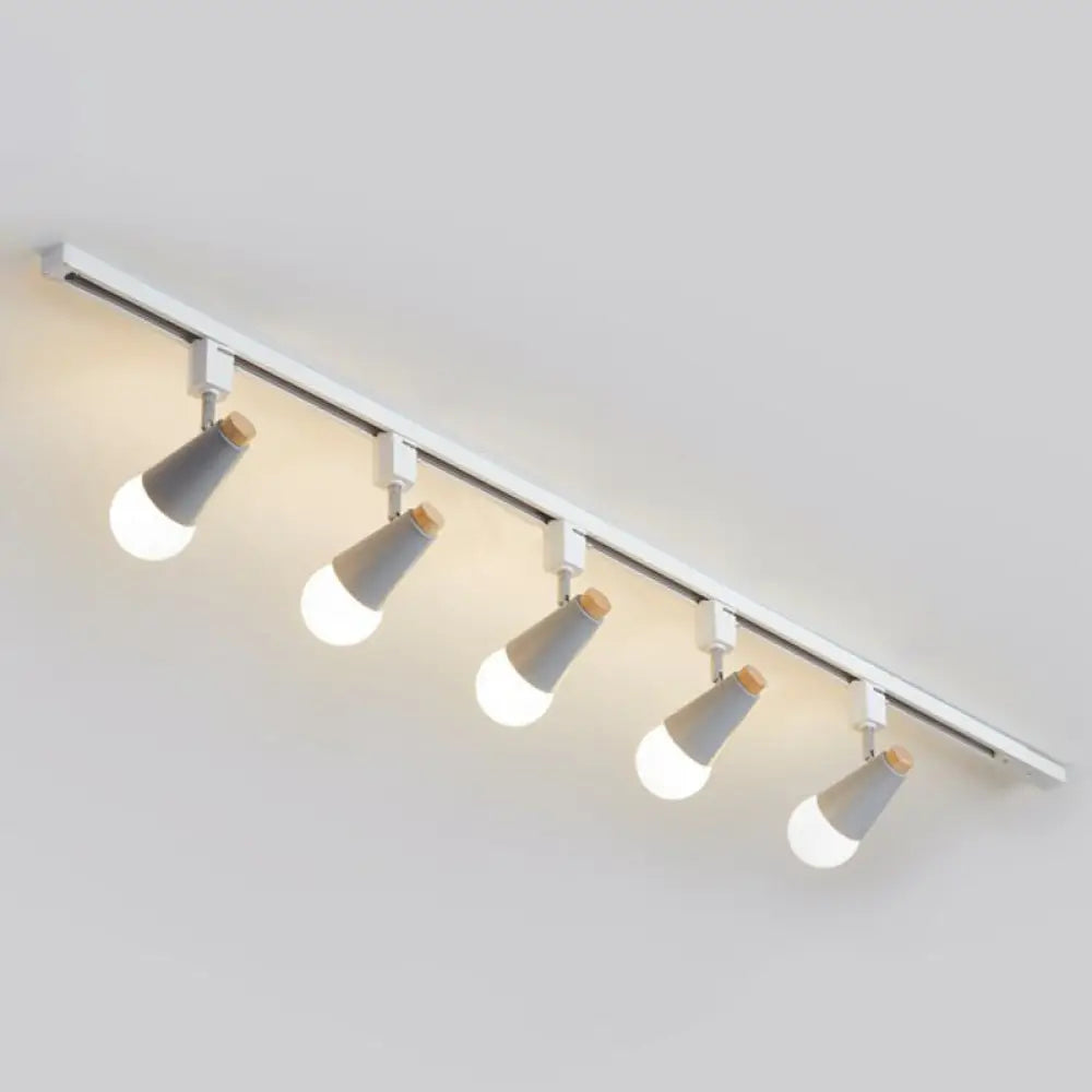 DecorBites™ DecorBites™ Nordic Conical Semi Flush Track Light for Living Room Ceiling