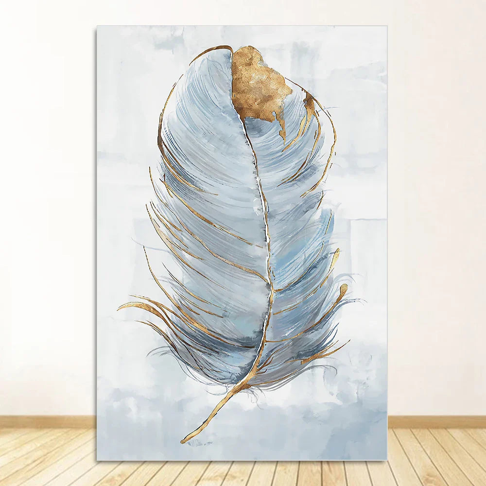 Nordic Flower Abstract Canvas Art Print - 9033--02 / 60x85cmNo frame / CHINA - Posters