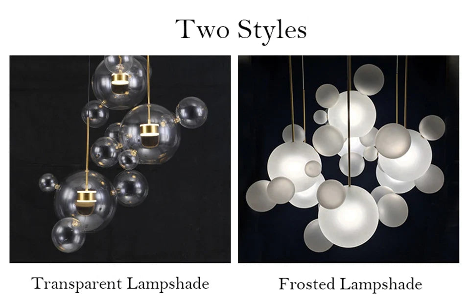 Nordic LED Bubble Chandelier for Home Lighting - Chandelier