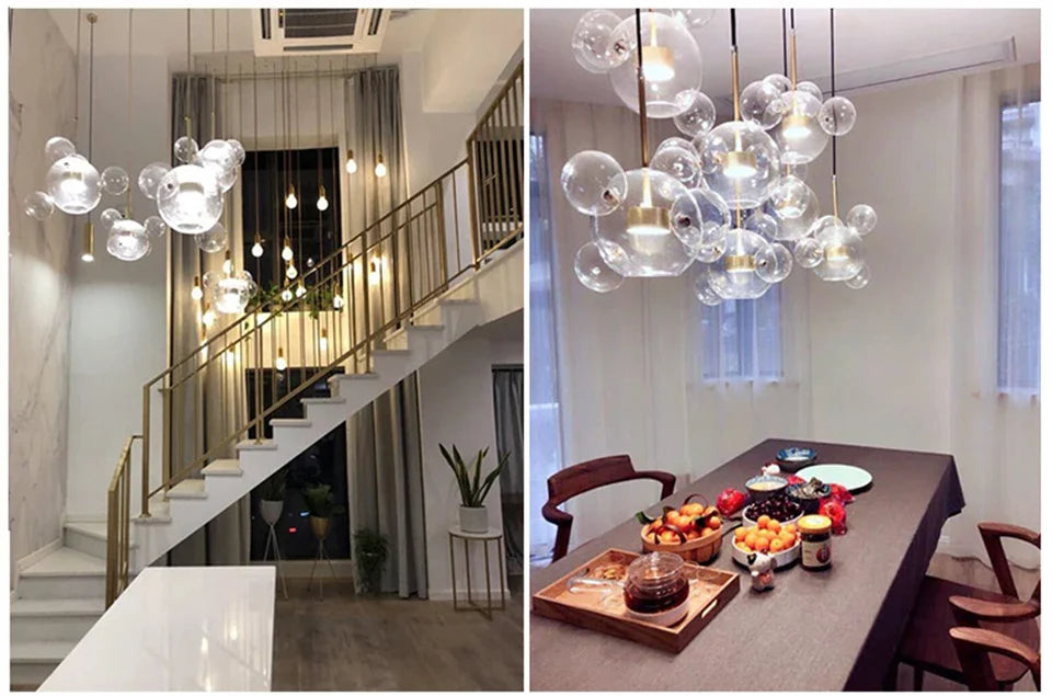 Nordic LED Bubble Chandelier for Home Lighting - Chandelier