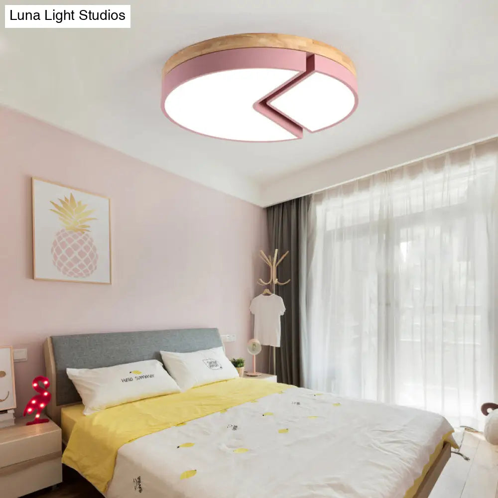 DecorBites™ DecorBites™ Nordic Style Acrylic Round Cake Light: Flush Mount Ceiling Light, Perfect for Nursing Rooms