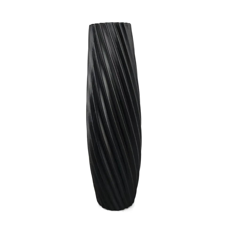 Nordic style Plastic Flower Vase - Home Decor - black-1 - Vase