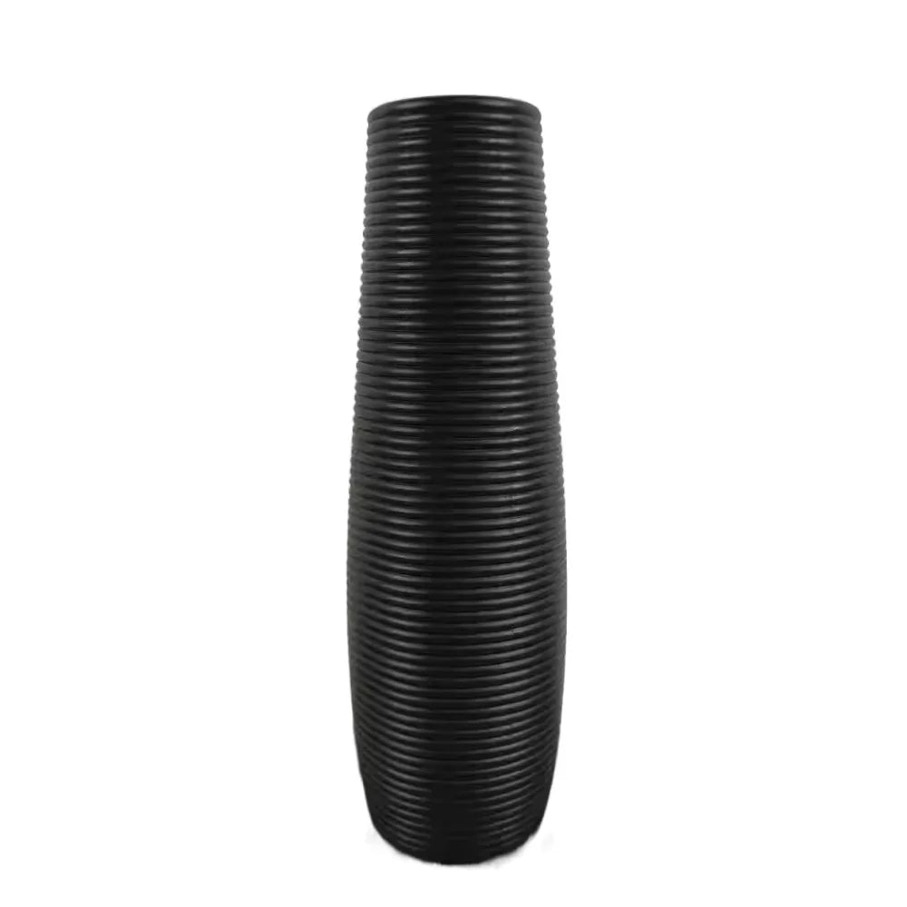 Nordic style Plastic Flower Vase - Home Decor - black-2 - Vase