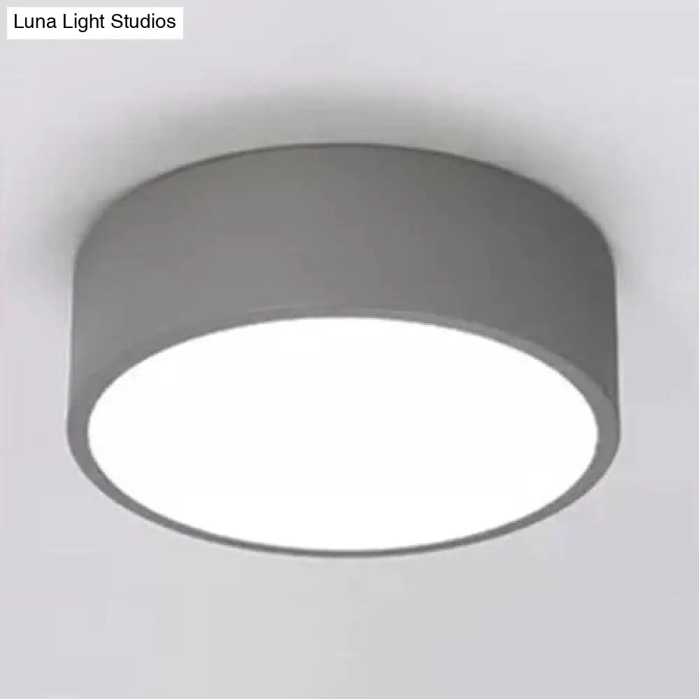 DecorBites™ DecorBites™ Nordic Stylish Acrylic Round Small Ceiling Lamp for Kindergarten Bathroom