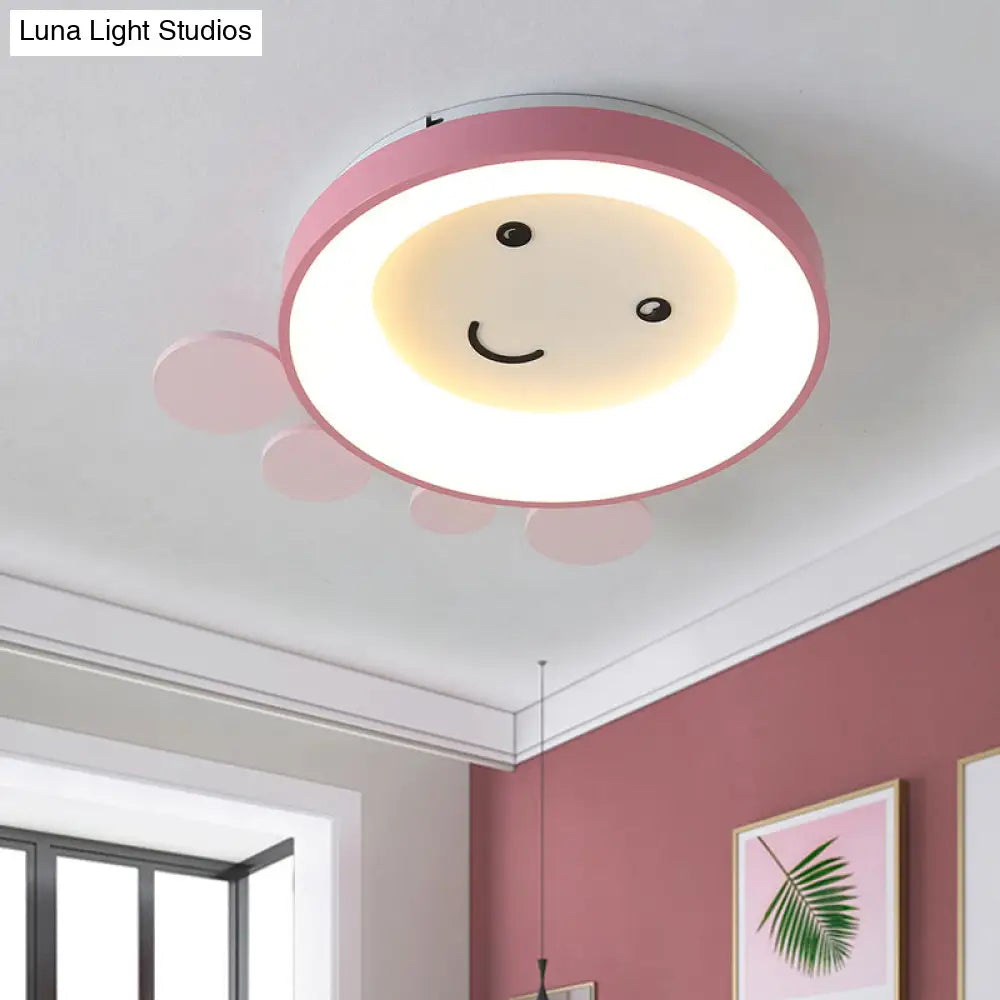 DecorBites™ DecorBites™ Octopus Acrylic Ceiling Light for Nursery School in Kids Pink/Blue