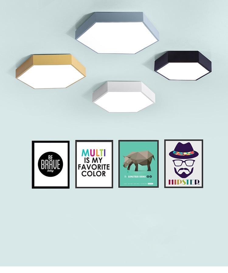 Helga - Hex Ceiling Light Fixture