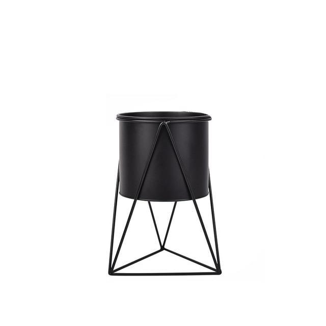 Maja - Circular Ceramic Planter & Stand