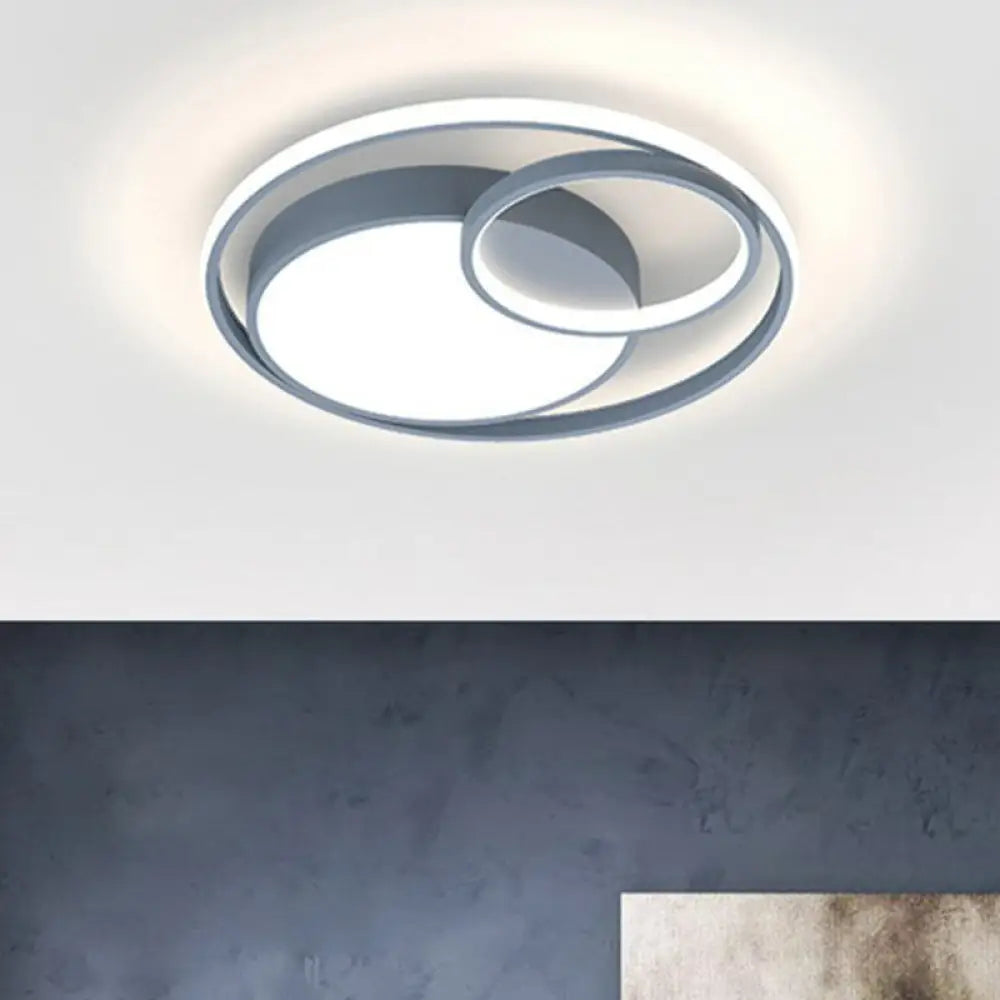 DecorBites™ DecorBites™ Round Bedroom LED Ceiling Light - Acrylic Simplicity Flush Mount