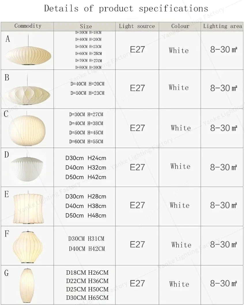 Silk LED Pendant Lamp - Modern Designer Lighting