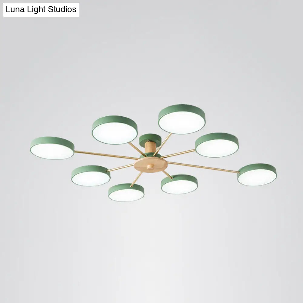 DecorBites™ DecorBites™ Sleek LED Ceiling Light: Minimalistic Molecule Design | Acrylic | Living Room Chandelier