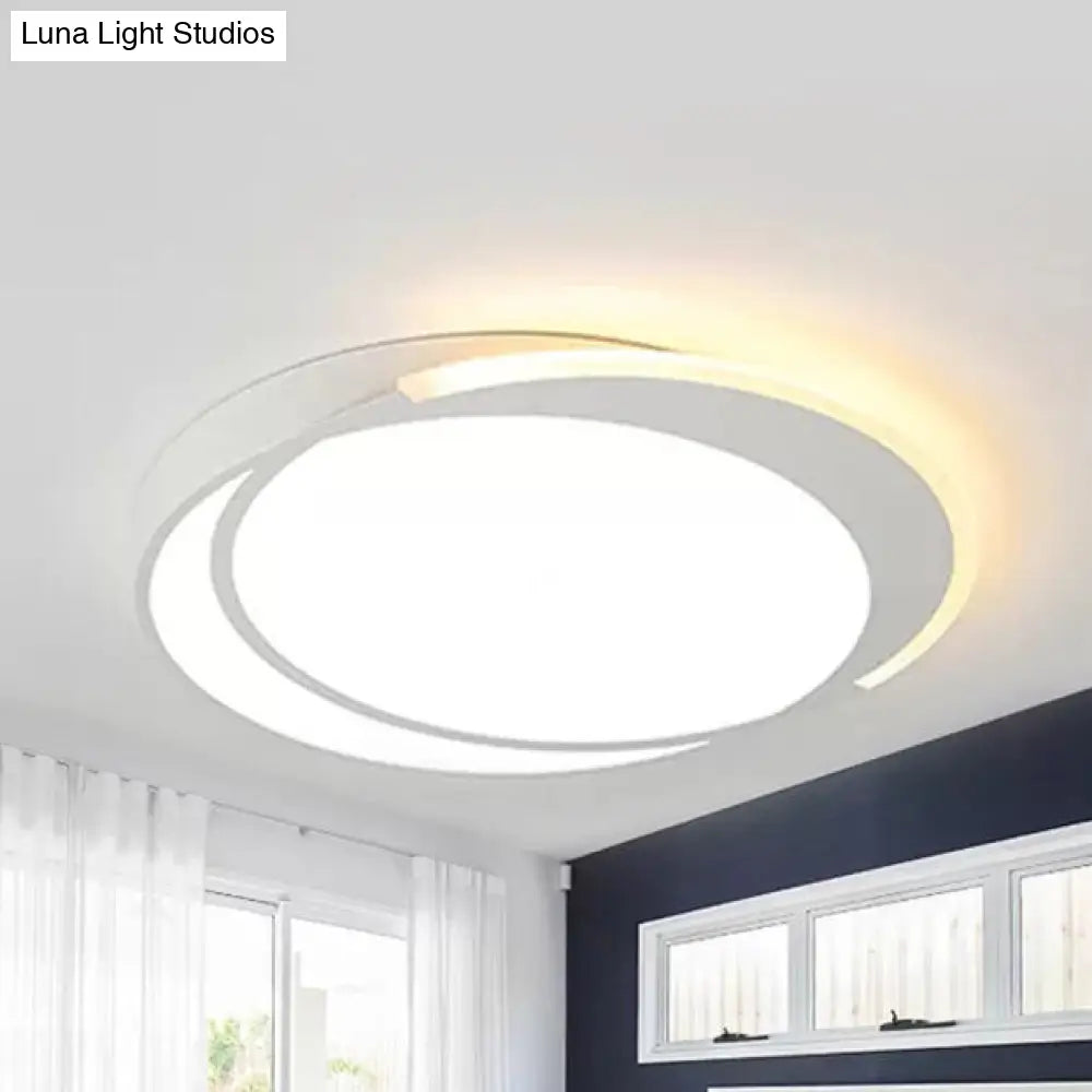 DecorBites™ DecorBites™ Sleek Round Ceiling Mount Light - Acrylic Flush, Perfect for Adult Bedroom