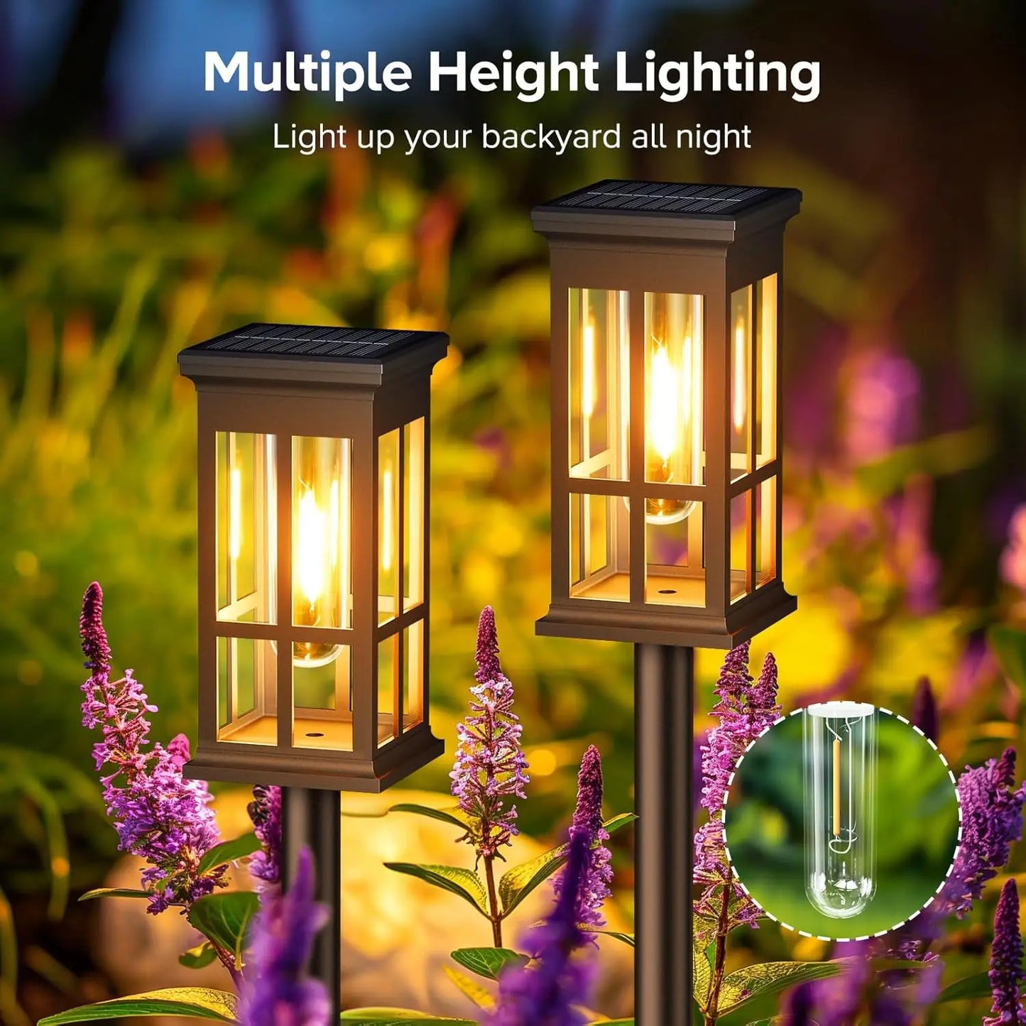 Solar Pathway Lights - Bright Outdoor Lights