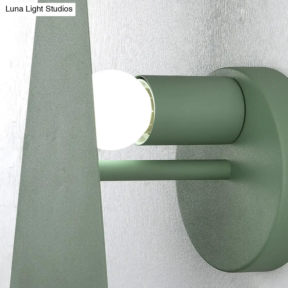 Tree Wall Mount Light - Nordic Macaron Style - Green/Grey/White - Bedroom Lighting