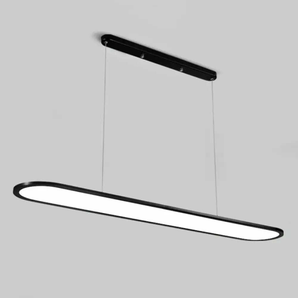Ulta-thin LED Island Lamp with Acrylic Shade - Minimalistic Lighting Solution