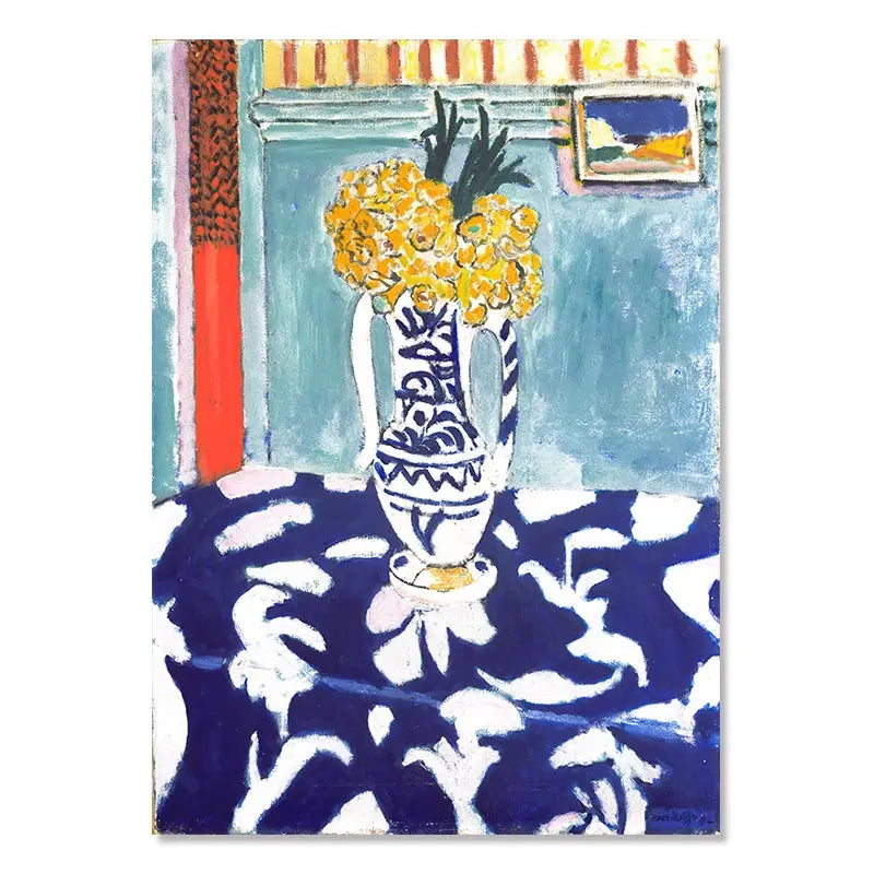 Vintage Matisse Abstract Landscape Wall Art - 06 / 40x60cm No Framed - Posters