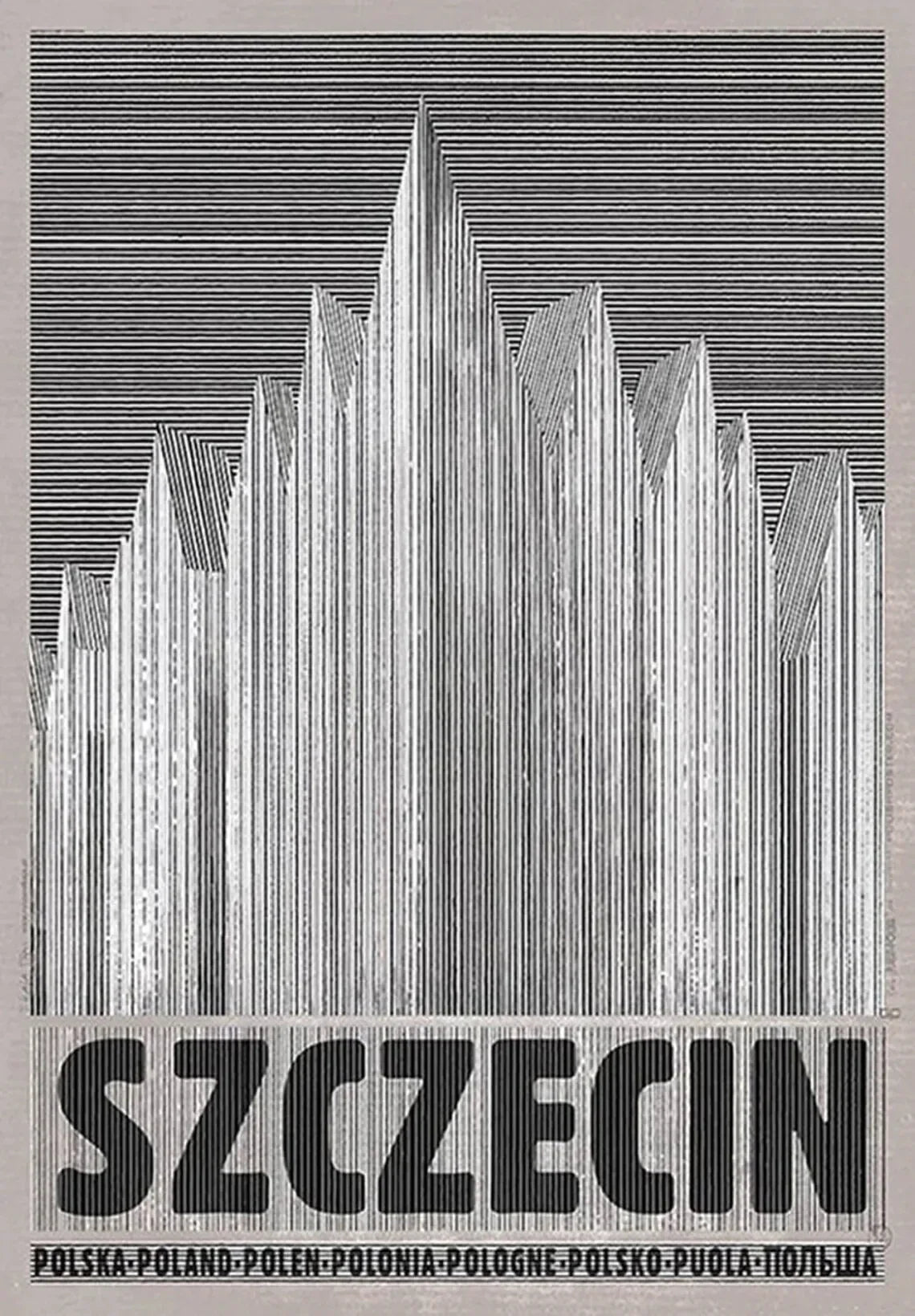 Vintage Poland City Posters Canvas Prints