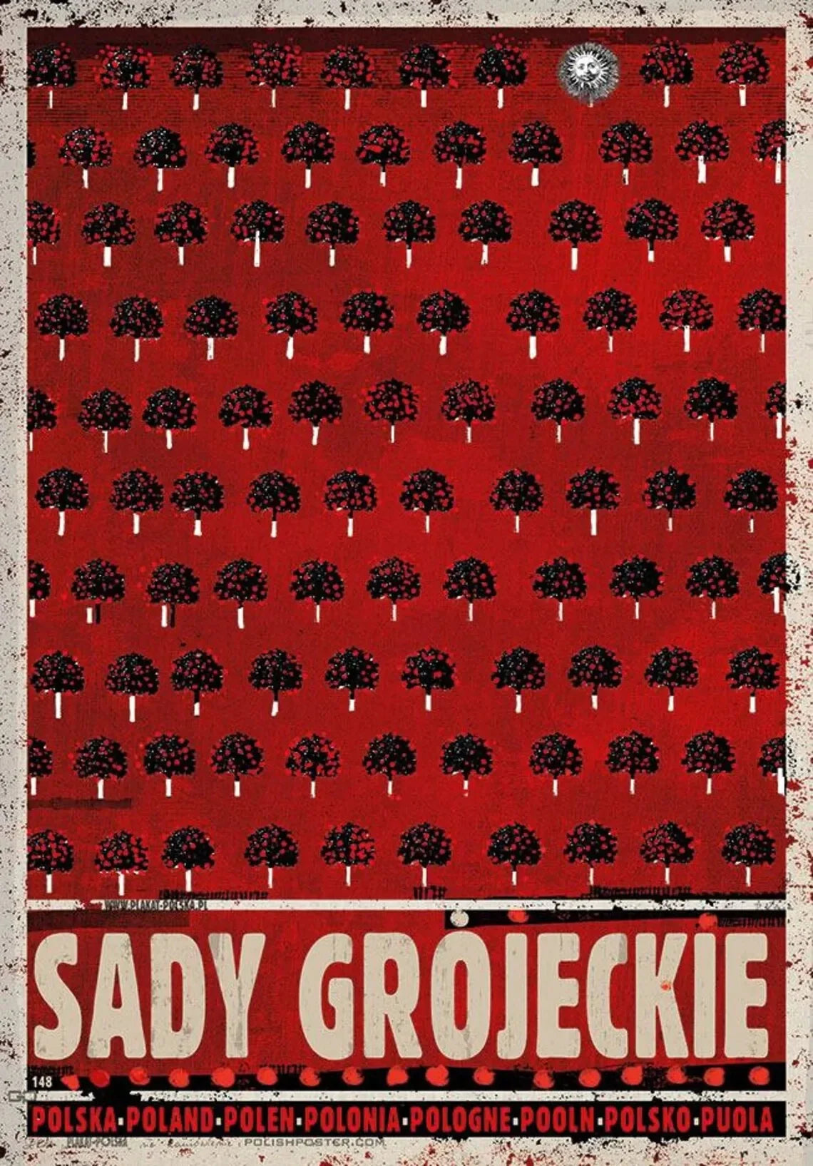 Vintage Poland City Posters Canvas Wall Art