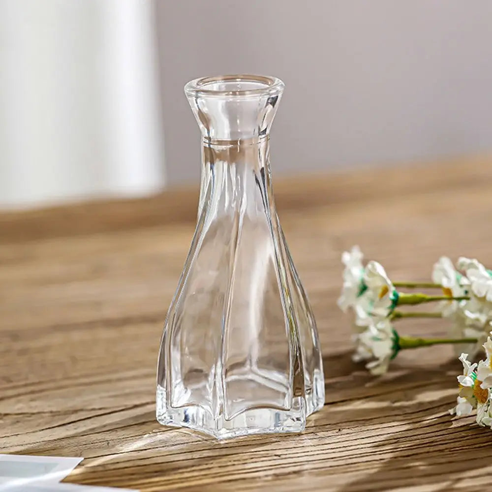 Vintage Relief Glass Vase for Hydroponic Plants - 04 - Vase