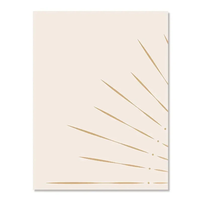 Yellow Sun Rising Horizon Wall Art - 01 / 40x50cm No Frame - Posters
