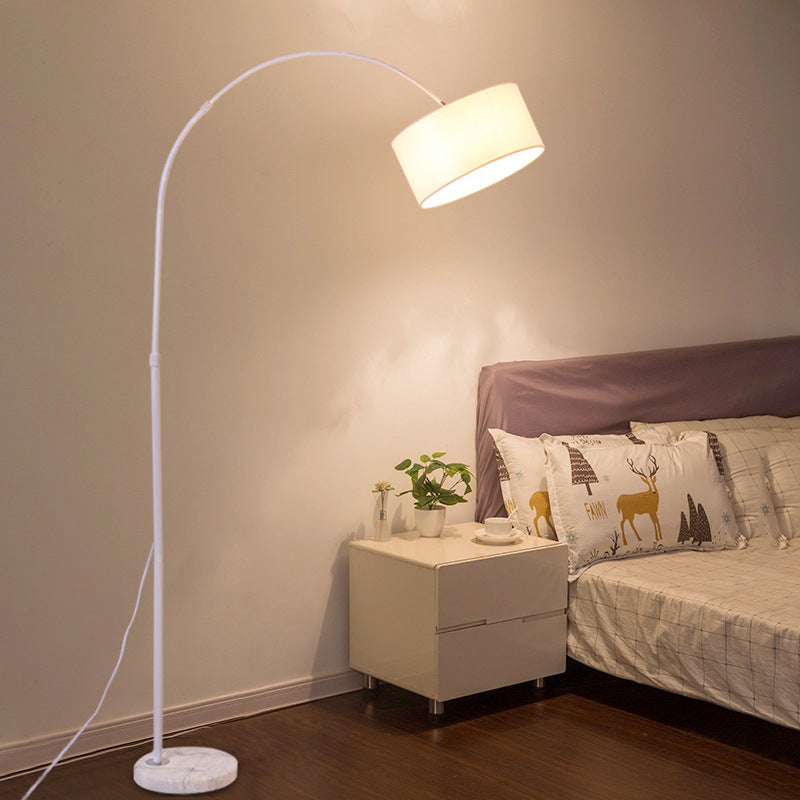 Fabric Iron Floor Lamp